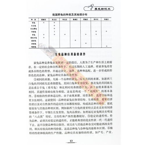 包邮 高效养兔技术 獭兔舍建设 饲料配置 高效育种 兔病预防家禽